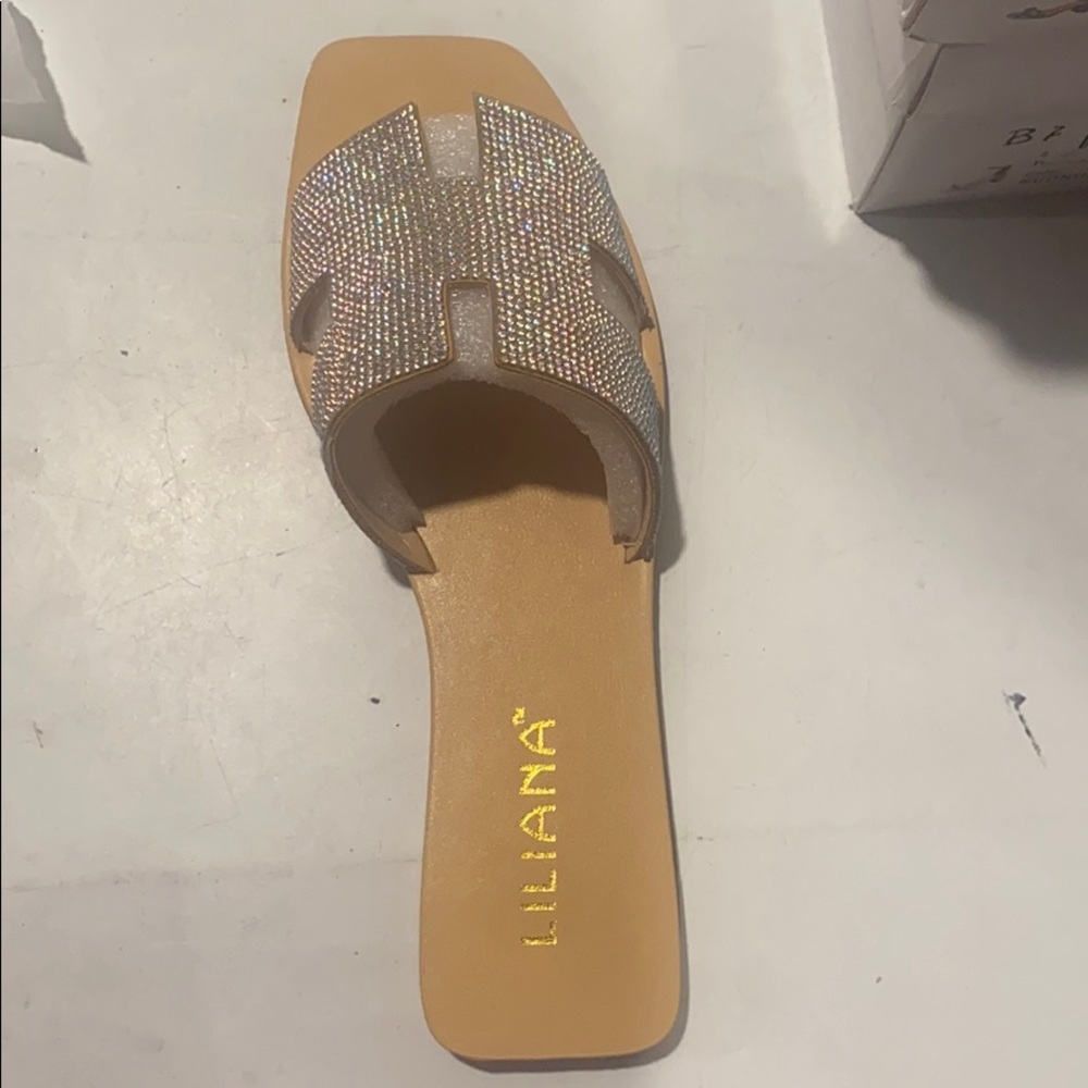 Cute bling rhinestone sandals